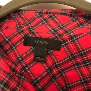Jcrew Plaid Button Up